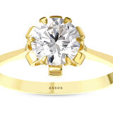 Altın Tektaş Yüzük - 14K