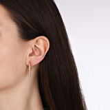 Altın Tasarım Küpe - 14K