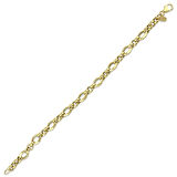 Altın Tasarım Zincir Bileklik - 14K