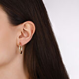 Altın Halka Küpe - 14K