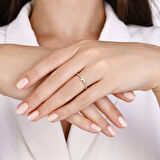 Tasarım Altın Yüzük - 14K - 1.45gr