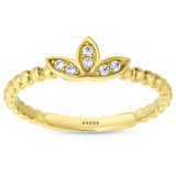 Tasarım Altın Yüzük - 14K - 1.45gr