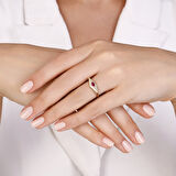 Renkli Taşlı Altın Yüzük - 14K - 1.94gr