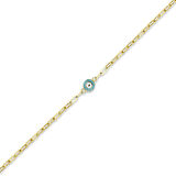 Altın Nazar Boncuklu Bileklik - 14K