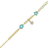 Altın Figürlü Bileklik - 14K