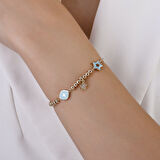 Altın Figürlü Bileklik - 14K