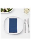 IKEA Fantastisk 50 Adet Peçete 40x40 cm - Koyu Mavi