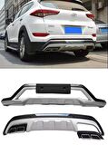 Hyundai Tucson Ön-Arka Tampon Koruması  2015-2018 (Model 1)