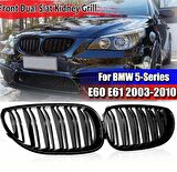 Bmw 5 serisi E60 ön panjur böbrek 2003-2010 Arası Uyumlu