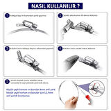 Yate10 Şerit Kelepçe (8mmx150cm Şerit 10 Adet Kelepçe)