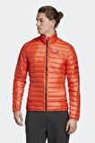 Adidas Varilite Down Fill Jacket Kaz Tüyü Erkek Şişme Mont Ceket Turuncu