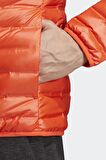 Adidas Varilite Down Fill Jacket Kaz Tüyü Erkek Şişme Mont Ceket Turuncu