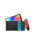 Nintendo Switch OLED Oyun Konsol Kırmızı - Mavi