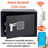 Yale Wi-Fi Alarmlı Dijital Orta Boy Kollu Kasa - YEC/250/DB1