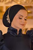 DEVA LACİVERT  ABİYE ELBİSE