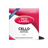 6107 Çello Tel Seti Red Label 4/4 Medium Tension