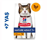 Hills Tavuklu +7 Yaşlı Kedi Maması 1.5kg