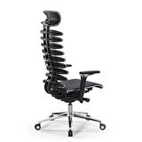 Metta Equalizer Ergonomik Deri Yönetici Koltuğu / Ofis Sandalyesi - 55.F.28.13A Siyah