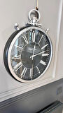 Radyal Çark Mekanizmalı Lüks Duvar Saati (55x55cm)