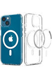 Iphone 13 Uyumlu Magsafe Özellikli Şeffaf Kılıf