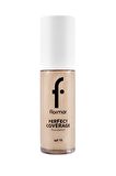 Flormar Perfect Coverage Yoğun Kapatıcı Su Bazlı Fondöten(PEMBE ALT TON) -105 Porcelain Ivory -8682536058223
