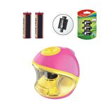 Keyroad Pilli Otomatik Kalemtraş KR971783 Pembe + 2'li Pil + 3 Adet Kalemtraş Bıçağı