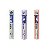 Faber-Castell Grip Min 0.7 2B 60MM 120'Lİ Tüp Pastel Renkler 3'LÜ Set : 3
