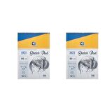 Alex Schoeller Eskiz A4 90 gr Spiralli 40 Yaprak Defter ALX-0526 2'li