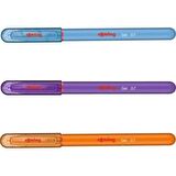 Rotring Jel Mürekkepli Tükenmez Kalem Turuncu Mor A.Mavi 3'lü