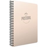 Gıpta Pastoral 17x24 96 Yaprak Plastik Kapak Spiralli Defter 2 Kareli + 1 Çizgili