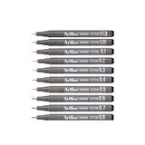 Artline Teknik Çizim Kalemi Siyah 10'lu 