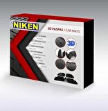 Renault Clio 3 Havuzlu 3D Paspas Niken Siyah 2006-2012 Arası