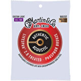 Martin Co MA535T SP Lifespan 2.0 Treated Akustik Gitar Teli Custom Light 11-52*