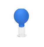 Silikon Vakumlu Cam Masaj Kupası, Kuru Kupa 3,5 cm No:2