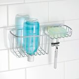 BANYO DUŞ RAFI VE SABUNLUK,VANTUZLU 29X11X10CM