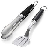 Weber 6645 Mangal Maşası ve Spatulası 2'li Seti
