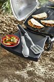 Weber 6645 Mangal Maşası ve Spatulası 2'li Seti