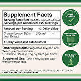 Lemon Balm Organic Calming 2 fl oz 60 l