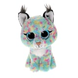TY Beanie Babies Mavi Vaşak Lynx - Nadir Renk Yumuşak Peluş 20 cm