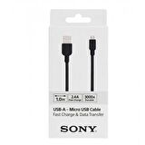 CP-AB100 100CM Micro Usb 2.4A Hızlı Şarj Ve Data Kablosu Siyah