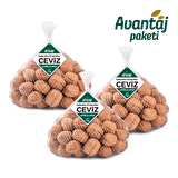 Ahsaf Kabuklu Chandler Yerli Ceviz (Jumbo/Large) 1 Kg File (3'lü Ekonomik Paket)