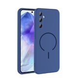 Galaxy A55 Kılıf M-safe Şarj Özellikli Zore Meta Kapak