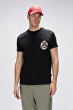 Flint Siyah Erkek Baskılı Tişört Erkek Tişört Siyah  25.01.07.038-Siyah