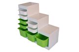 Zigzag Oyuncak Organizer Dolap