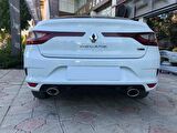 Renault Megane 4 çift eksoz görünümlü difüzör siyah 2012-2017 arası modeller