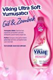 Viking Ultra Soft Gül - Zambak Konsantre 60 Yıkama Yumuşatıcı 1.44 lt 3'lü