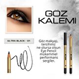 EYE PENCIL (ULTRA BLACK 01) - COLOR BOOM