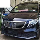 Mercedes Vito w447 maybach ön panjur ızgara seti krom-siyah 2015-2019 arası