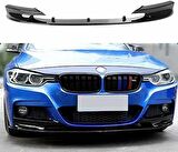 Bmw F30 ön tampon altı lip m-performane pianoblack 2012-2018 arası