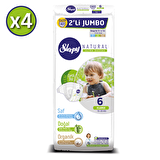 Sleepy Bebek Bezi 6 Beden 15-25 Kg 40'lı 4 Paket 160'lı